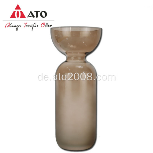Bernsteinblumenvase Blumentopf Hausglas Vase